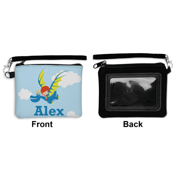 Flying a Dragon Wristlet ID Cases - Front & Back