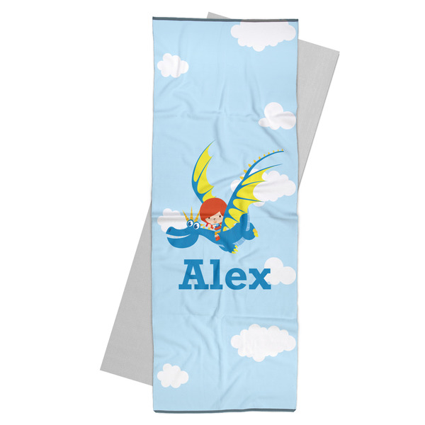 Custom Flying a Dragon Yoga Mat Towel (Personalized)