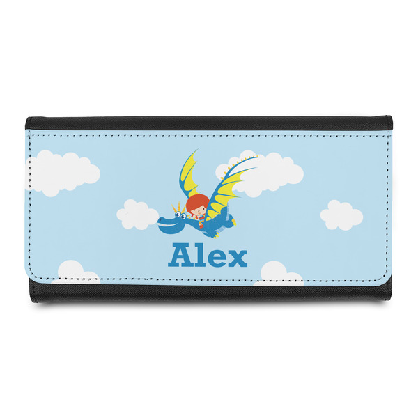 Custom Flying a Dragon Leatherette Ladies Wallet (Personalized)