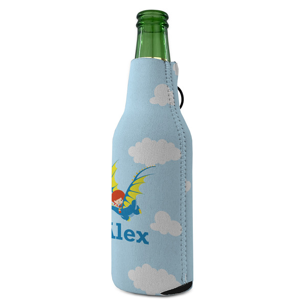 Flying a Dragon Zipper Bottle Cooler - ANGLE (bottle)