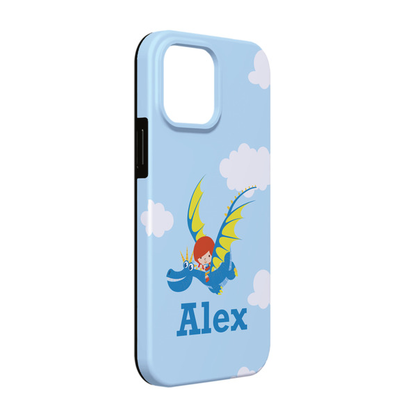 Custom Flying a Dragon iPhone Case - Rubber Lined - iPhone 13 Pro (Personalized)