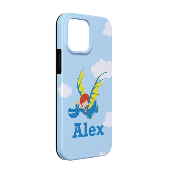Custom Flying a Dragon iPhone Case - Rubber Lined - iPhone 13 (Personalized)
