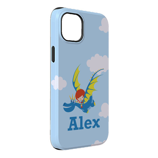 Custom Flying a Dragon iPhone Case - Rubber Lined - iPhone 14 Pro Max (Personalized)
