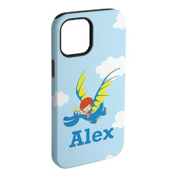 Flying a Dragon iPhone Case - Rubber Lined - iPhone 15 Plus (Personalized)