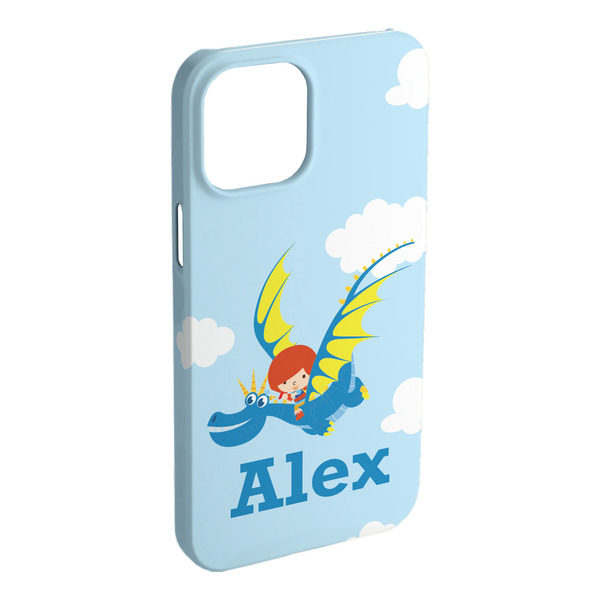 Custom Flying a Dragon iPhone Case - Plastic (Personalized)