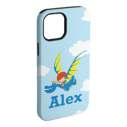Flying a Dragon iPhone Case - Rubber Lined (Personalized)