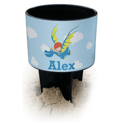 Flying a Dragon Black Beach Spiker Drink Holder (Personalized)