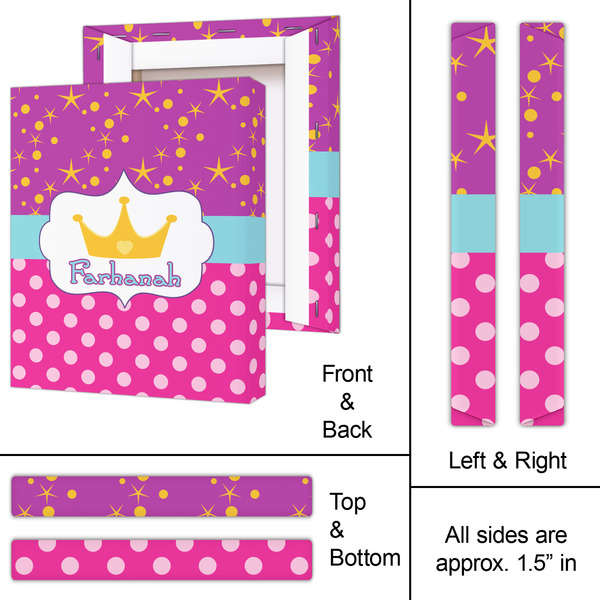 Sparkle & Dots 11x14 - Canvas Print - Approval