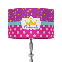 Sparkle & Dots 12" Drum Lamp Shade - Fabric (Personalized)