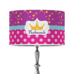 Sparkle & Dots 12" Drum Lamp Shade - Poly-film (Personalized)
