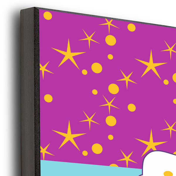 Sparkle & Dots 12x12 Wood Print - Closeup