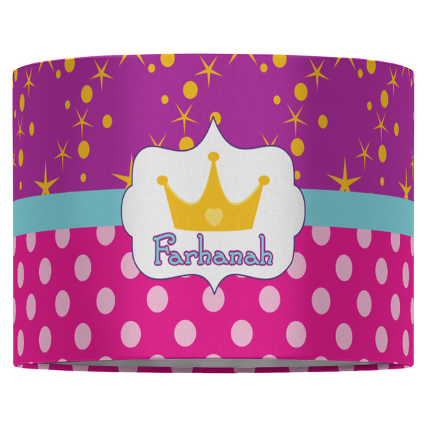 Sparkle & Dots 16" Drum Lampshade - FRONT (Fabric)