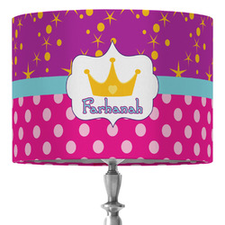 Sparkle & Dots 16" Drum Lamp Shade - Fabric (Personalized)