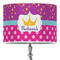 Sparkle & Dots 16" Drum Lampshade - ON STAND (Poly Film)