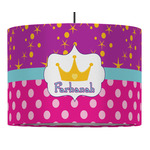 Sparkle & Dots 16" Drum Pendant Lamp - Fabric (Personalized)
