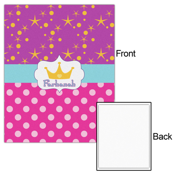 Sparkle & Dots 16x20 - Matte Poster - Front & Back