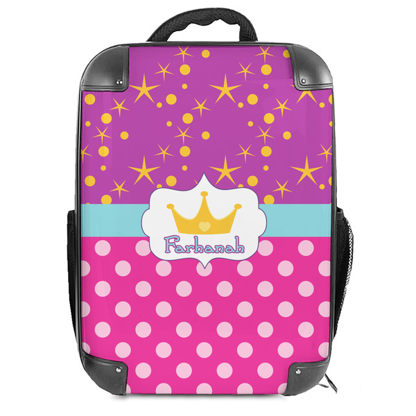 Custom Sparkle & Dots Hard Shell Backpack (Personalized)