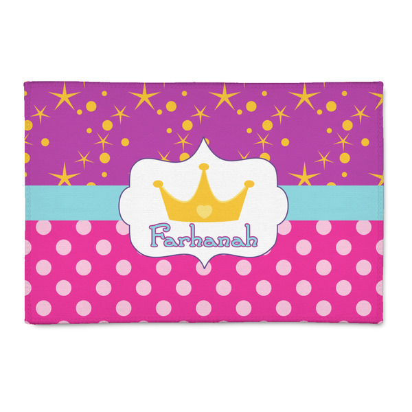 Custom Sparkle & Dots 2' x 3' Indoor Area Rug (Personalized)