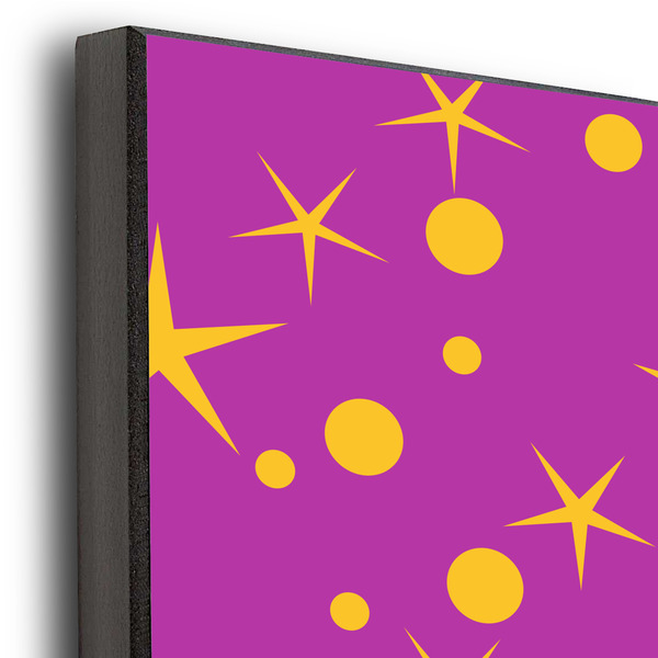 Sparkle & Dots 20x24 Wood Print - Closeup