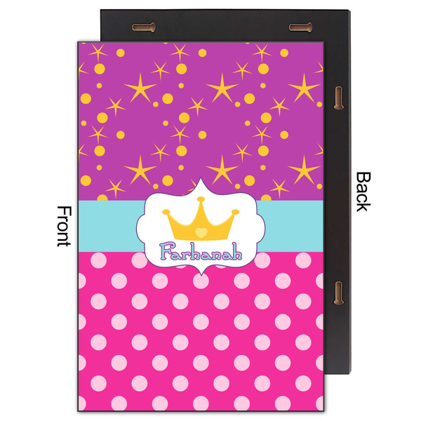 Sparkle & Dots 20x30 Wood Print - Front & Back View