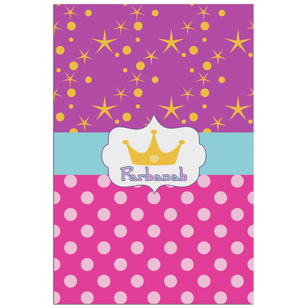 Custom Sparkle & Dots Poster - Matte - 24x36 (Personalized)