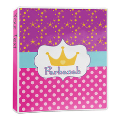 Sparkle & Dots 3-Ring Binder - 1 inch (Personalized)