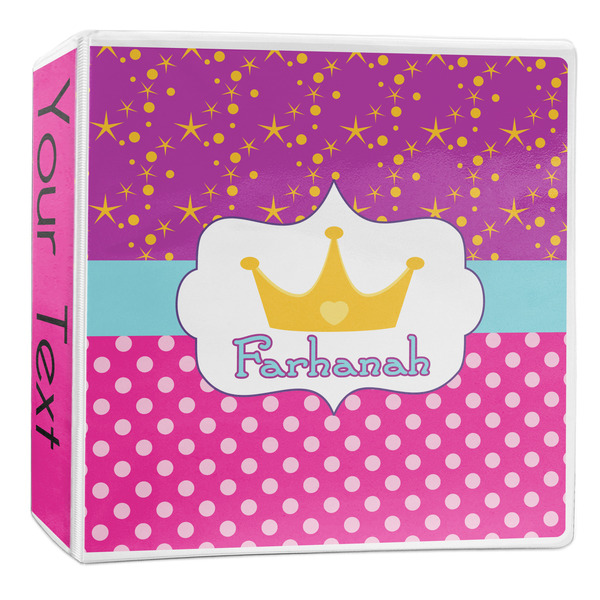 Custom Sparkle & Dots 3-Ring Binder - 2 inch (Personalized)