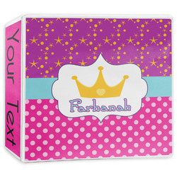 Sparkle & Dots 3-Ring Binder - 3 inch (Personalized)