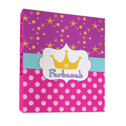 Sparkle & Dots 3 Ring Binder - Full Wrap - 1" (Personalized)