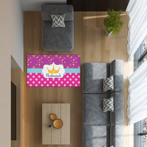 Sparkle & Dots 3'x5' Indoor Area Rugs - IN CONTEXT