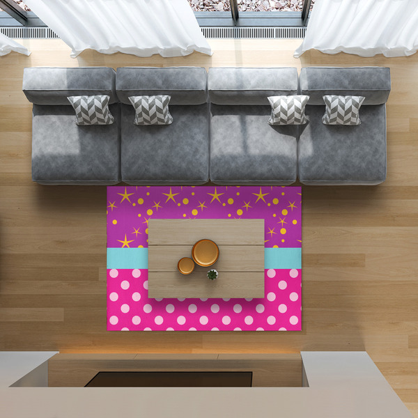 Sparkle & Dots 5'x7' Indoor Area Rugs - IN CONTEXT