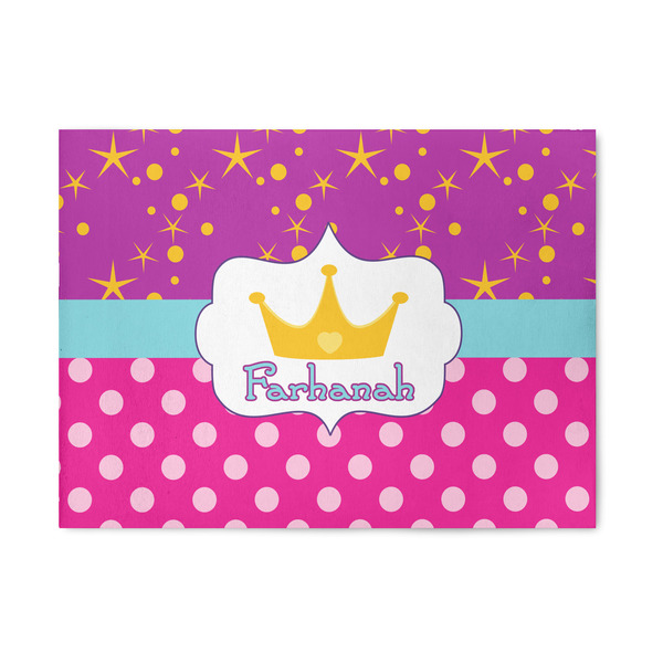 Custom Sparkle & Dots 5' x 7' Indoor Area Rug (Personalized)