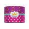 Sparkle & Dots 8" Drum Lampshade - FRONT (Fabric)