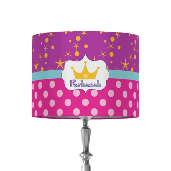 Custom Sparkle & Dots 8" Drum Lamp Shade - Fabric (Personalized)