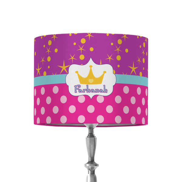 Custom Sparkle & Dots 8" Drum Lamp Shade - Fabric (Personalized)