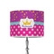 Sparkle & Dots 8" Drum Lamp Shade - Poly-film (Personalized)