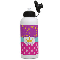 Sparkle & Dots Water Bottles - Aluminum - 20 oz - White (Personalized)