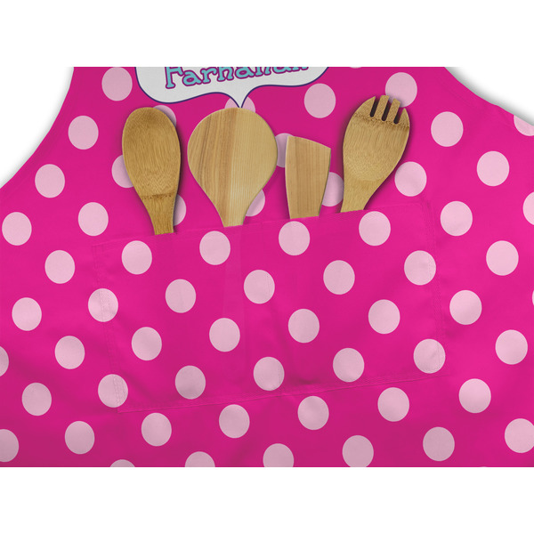 Sparkle & Dots Apron - Pocket Detail with Props