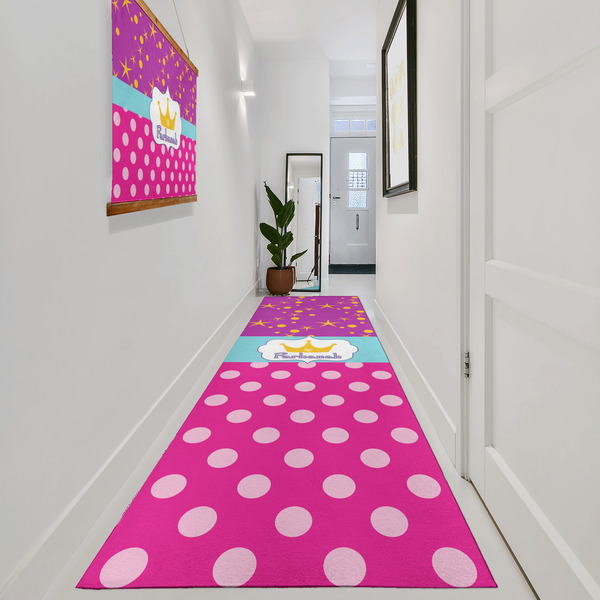 Sparkle & Dots Area Rug Sizes - In Context (vertical)