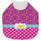 Sparkle & Dots Jersey Knit Baby Bib w/ Name or Text