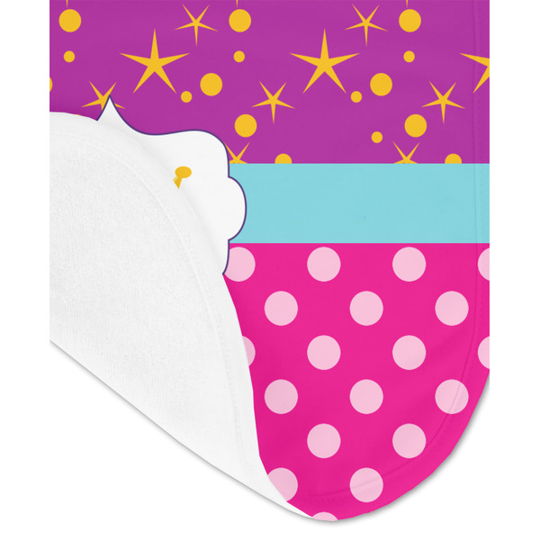 Sparkle & Dots Baby Bib - AFT detail