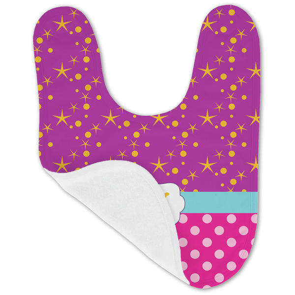 Sparkle & Dots Baby Bib - AFT folded