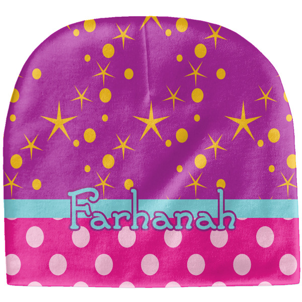 Custom Sparkle & Dots Baby Hat (Beanie) (Personalized)