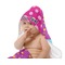 Sparkle & Dots Baby Hooded Towel on Child