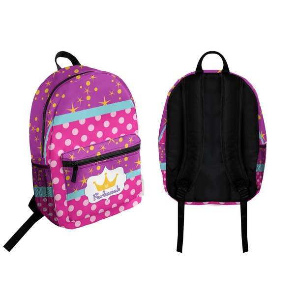 Sparkle & Dots Backpack front and back - Apvl