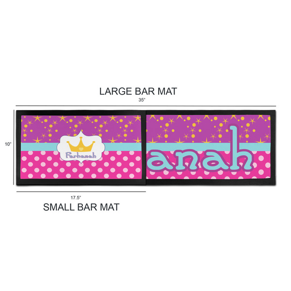 Sparkle & Dots Bar Mats - Sizing Chart