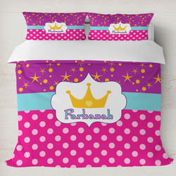 Sparkle & Dots Duvet Cover Set - King (Personalized)