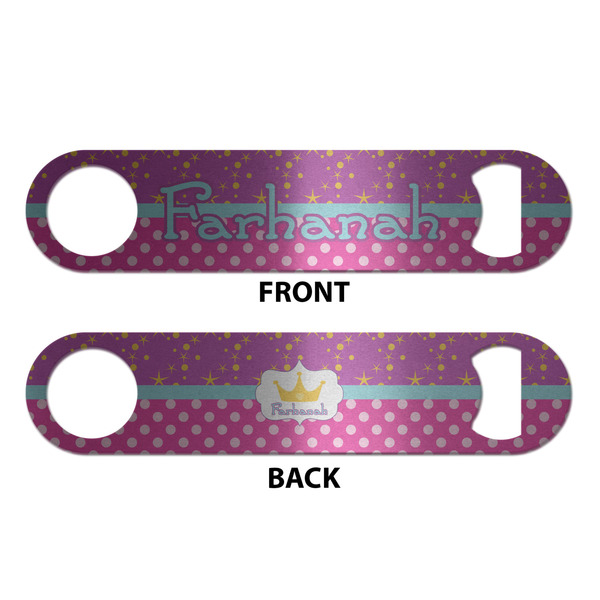 Sparkle & Dots Bottle Opener - Front & Back