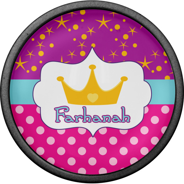 Sparkle & Dots Cabinet Knob - Black - Front