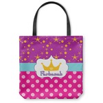 Sparkle & Dots Canvas Tote Bag - Small - 13"x13" (Personalized)